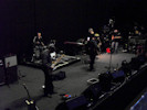 The band rehearsing
